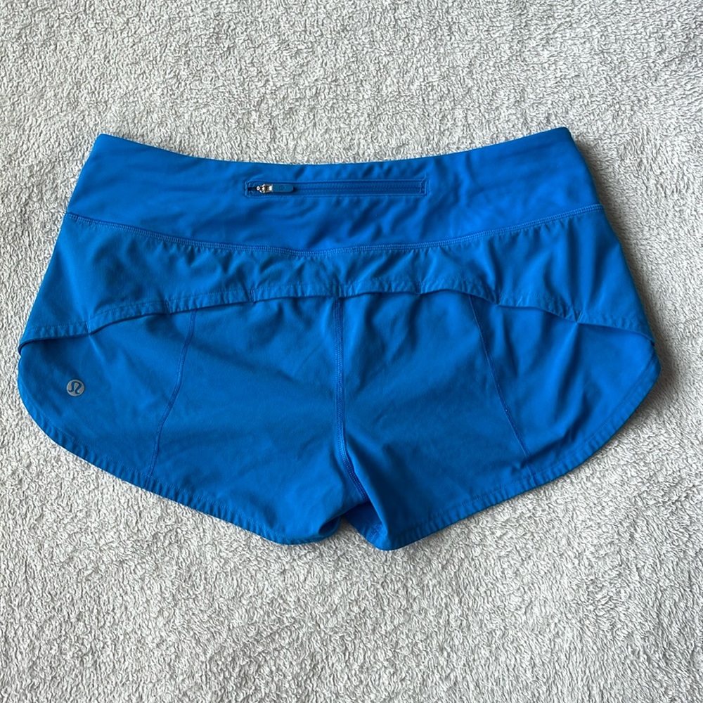 Lululemon Speed Up Shorts - Low rise, 2.5 inch inseam